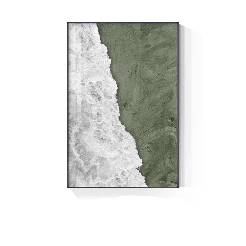 Coastal Beach Sea Landscape Modern Wall Art Canvas Prints