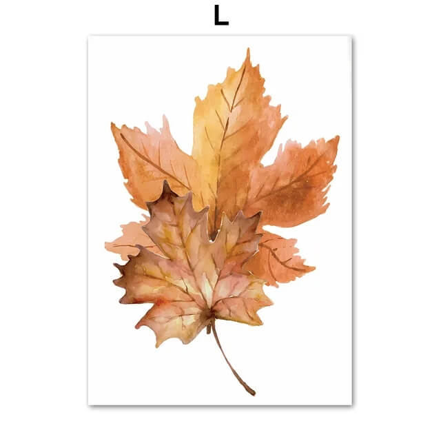 Squirrel Butterfly Pumpkin Rustic Autumn Wall Art