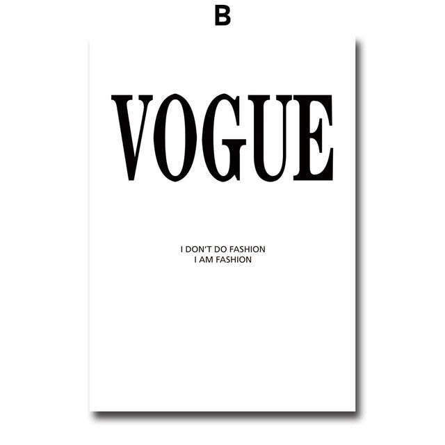 New York Vogue Fashion Glamour Canvas Prints