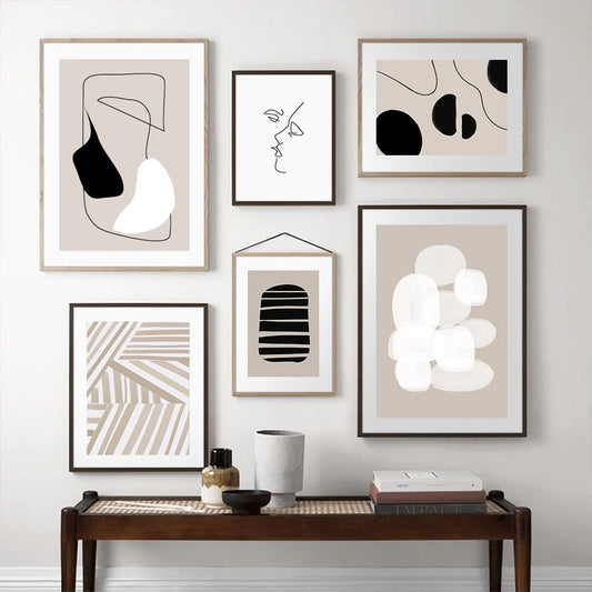 Abstract Minimalist Line Art Canvas Prints