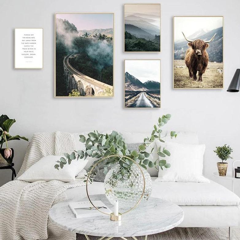 Nordic Landscape Canvas Print
