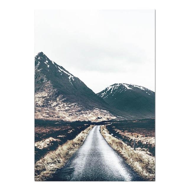 Nordic Landscape Canvas Print