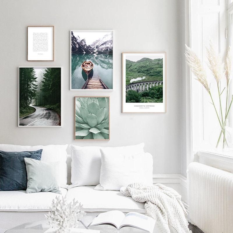 Scandinavian Succulent Canvas Print