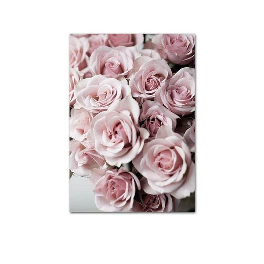 Blush Roses Canvas Print
