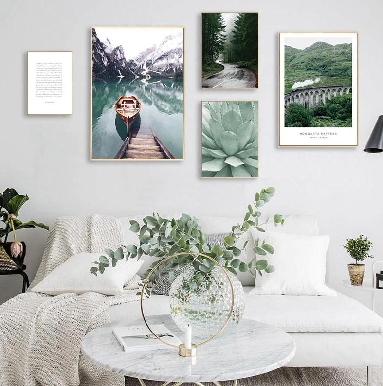 Scandinavian Succulent Canvas Print