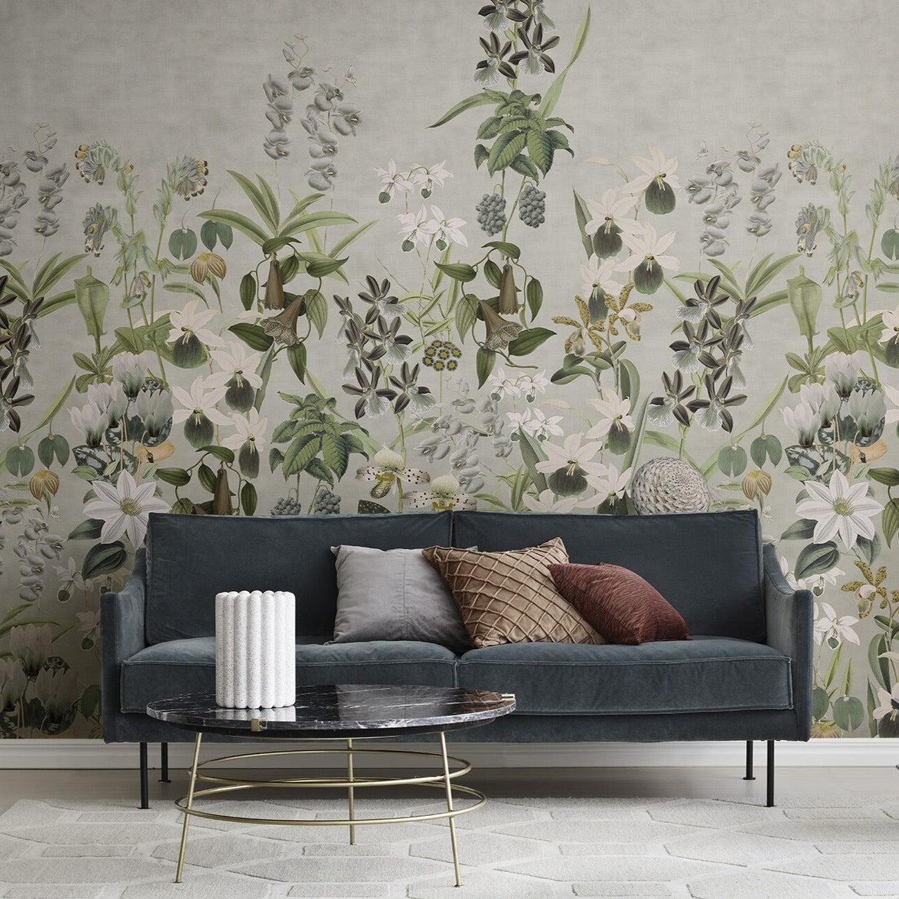 Alice's Dusk Botanicals Mural Wallpaper (SqM)