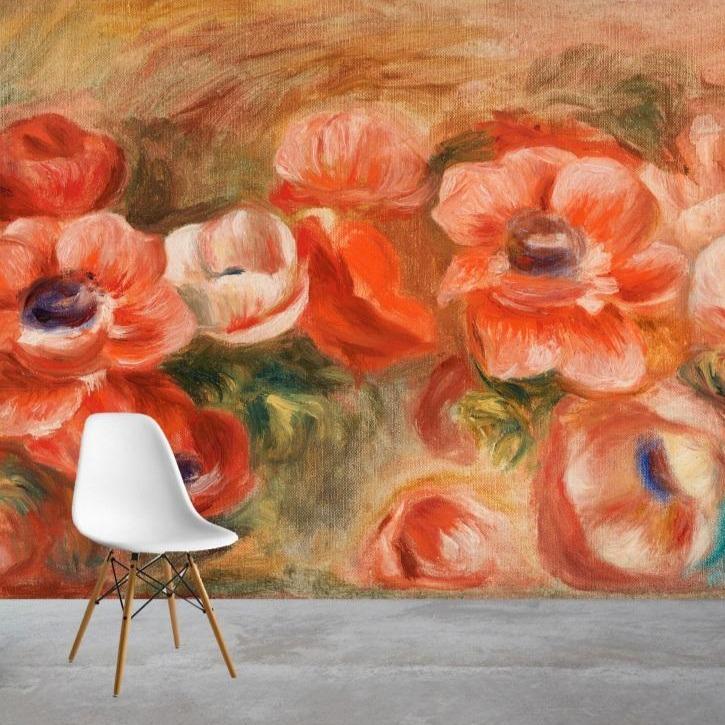 Anemones Mural Wallpaper (SqM)