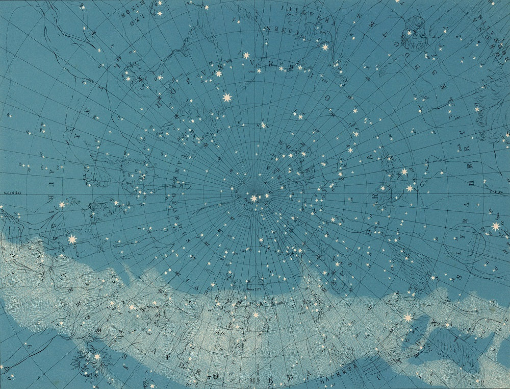 Atlas of Astronomy Mural Wallpaper (SqM)