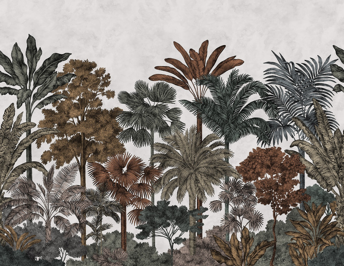 Bellewood Tropical Palms Mural Wallpaper (SqM)