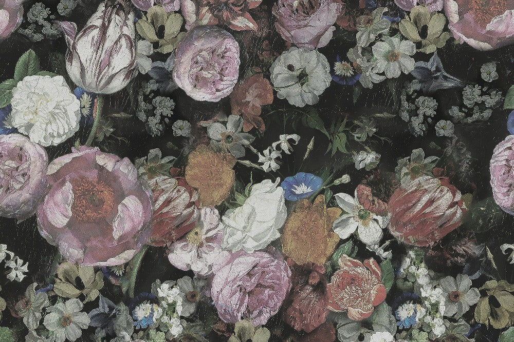 Blooming Flowers Mural Wallpaper (SqM)