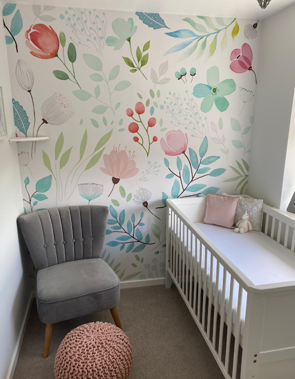 Botanical Floral Variance Wall Mural (SqM)