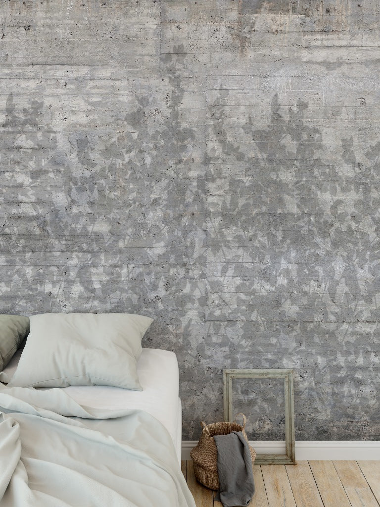 Climbing Clorofyl Shadow Grey Mural Wallpaper (SqM)