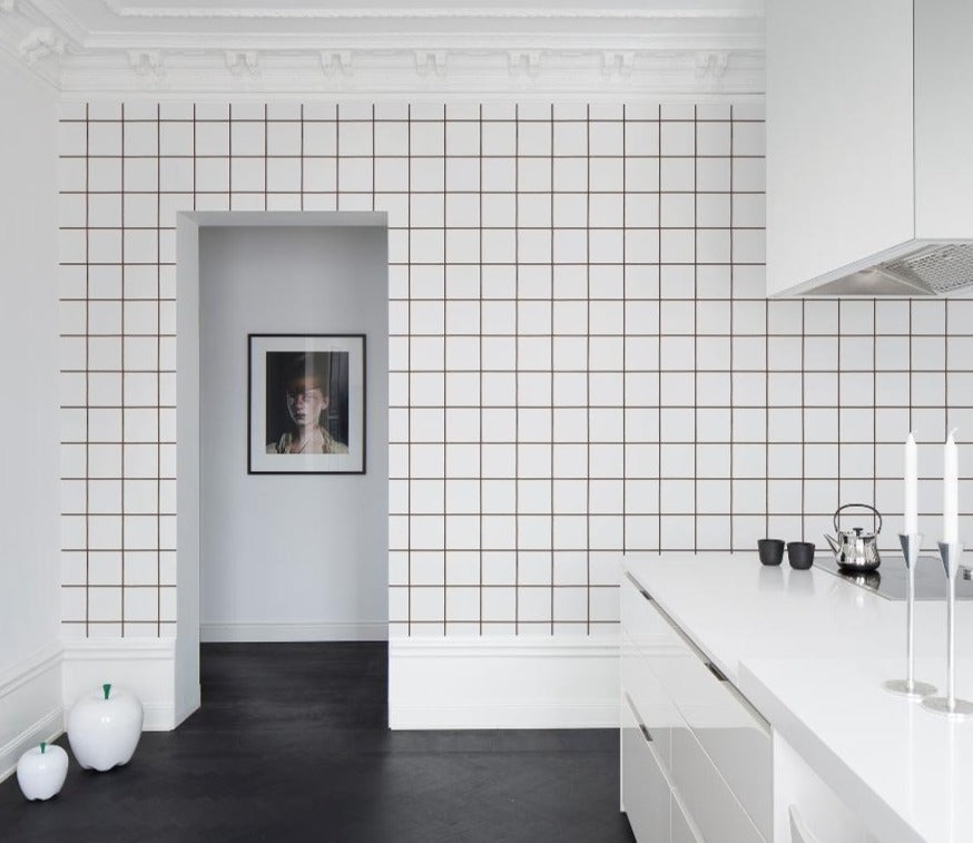 Climbing Clorofyl White Mural Wallpaper (SqM)