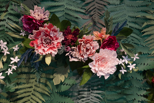 Colossal Unfading Flowers Mural Wallpaper (SqM)