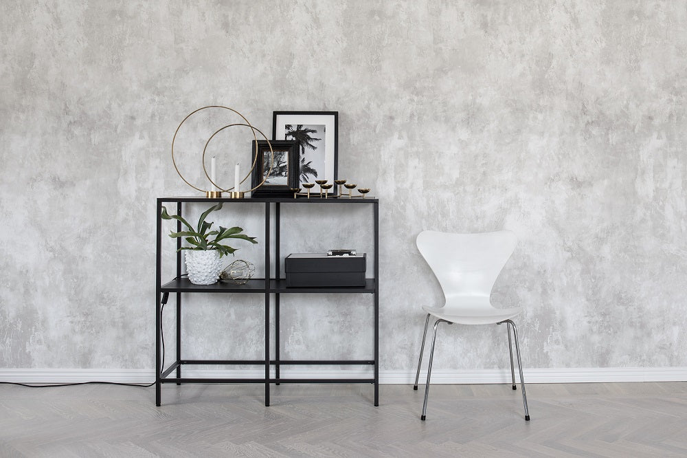 Fresco Wall Grey Mural Wallpaper (SqM)