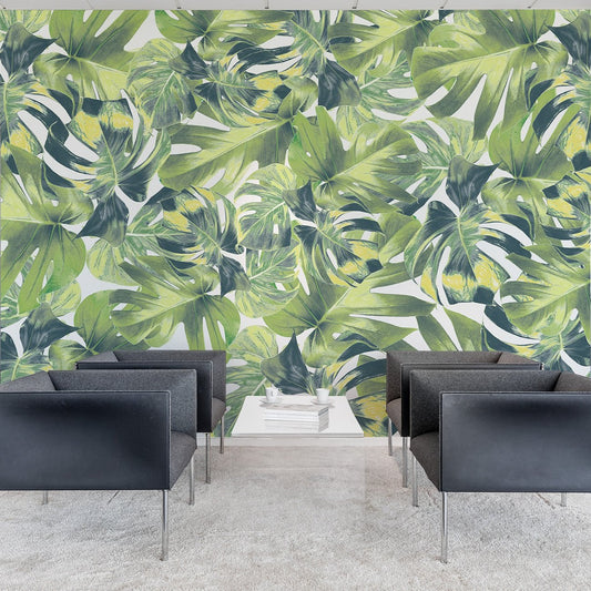 Jungle Giant Monstera Mural Wallpaper (SqM)
