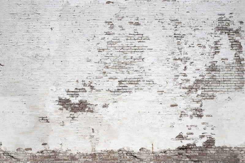 Industrial Ivory Bricks Mural Wallpaper (SqM)