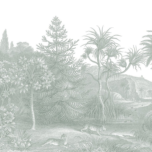 Jungle Land Verdant Wallpaper (SqM)
