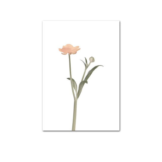 Lilium Nordic Wild Flowers Canvas Print