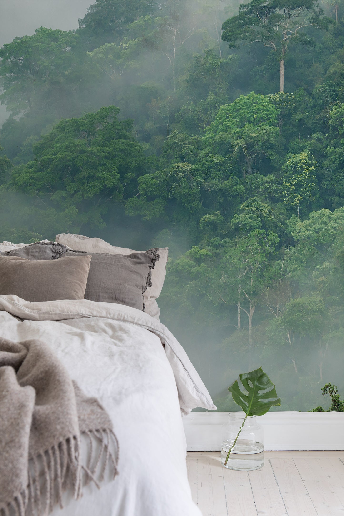 Misty Forest Mural Wallpaper (SqM)