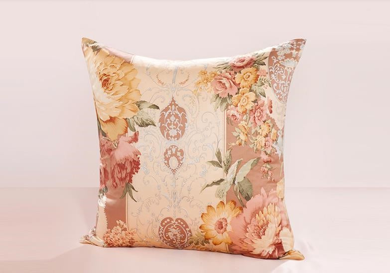 Vintage Living Natural Silk Cushion Cover