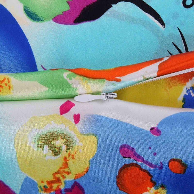 Tropical Vibes Grade 6A Mulberry Silk Cushion Cover