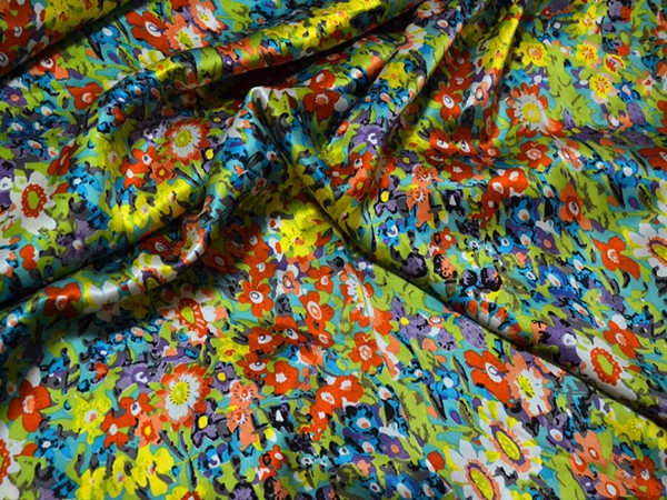 Floral Field Mulberry Silk Pillowcase