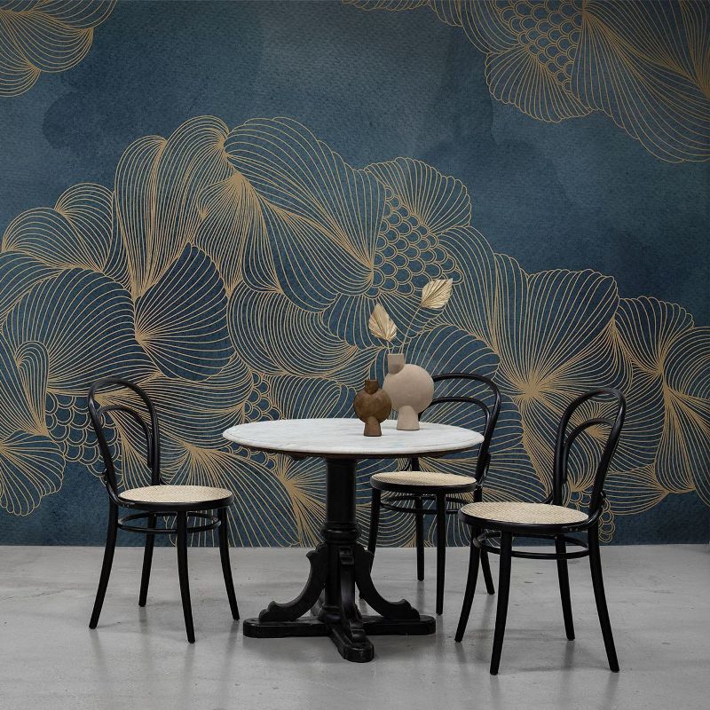 Opulence Blue Sapphire Mural Wallpaper (SqM)