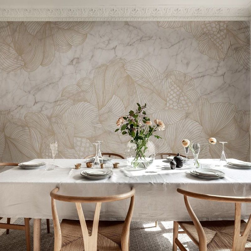 Opulence Pastel Marble Mural Wallpaper (SqM)