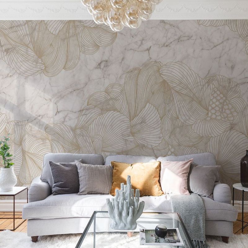 Opulence Pastel Marble Mural Wallpaper (SqM)