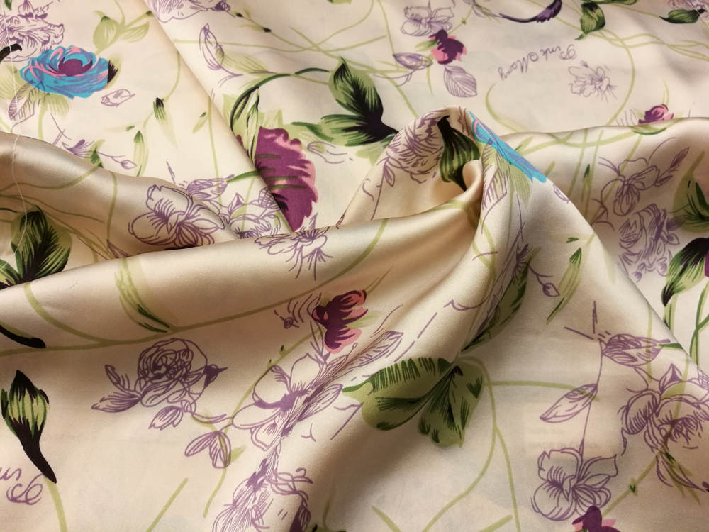 Pink Freesia Mulberry Silk Pillowcase