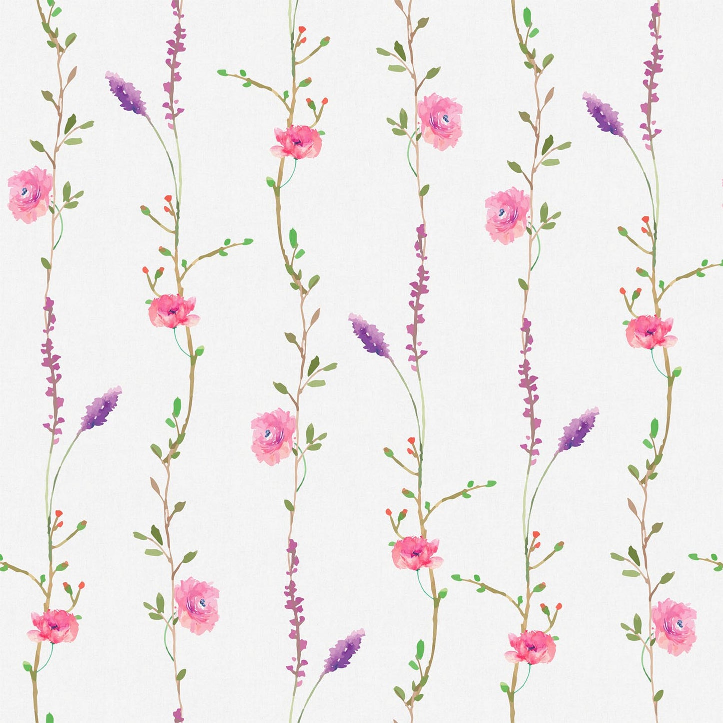 Pink Flowers of Avetrana Wallpaper (SqM)