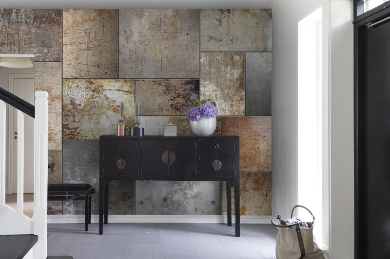 Steel Plates Mural Wallpaper (SqM)