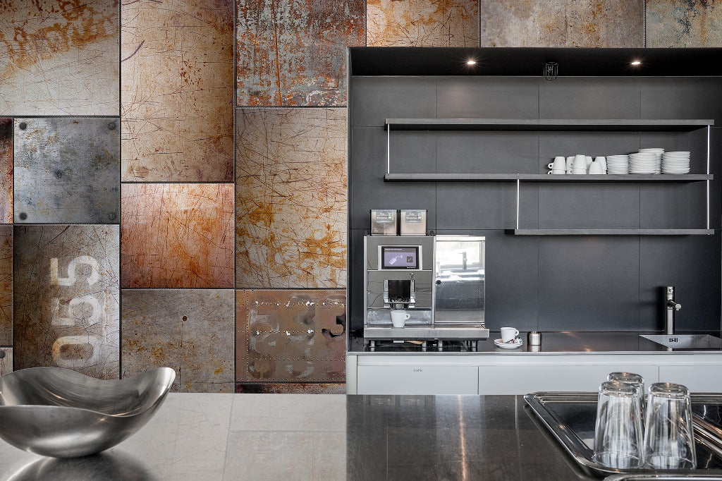 Steel Plates Mural Wallpaper (SqM)