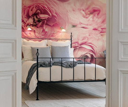 Summer Wind Roses Mural Wallpaper (SqM)