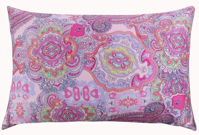 Floral Pattern Mulberry Silk Pillowcase
