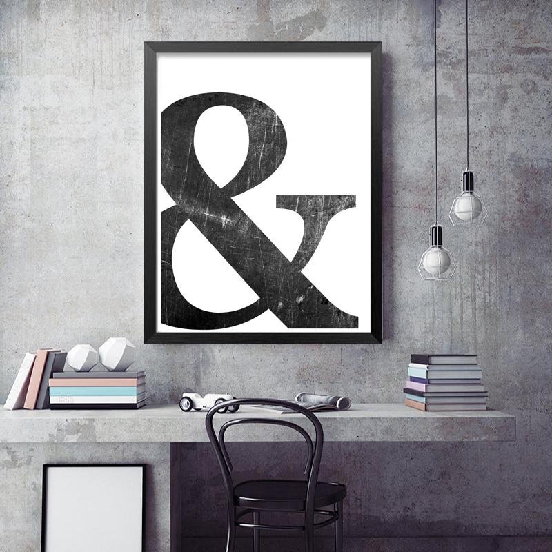 Deerest Love Abstract Canvas Wall Art